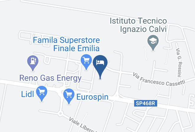Modena - Estense Park Hotel Maps