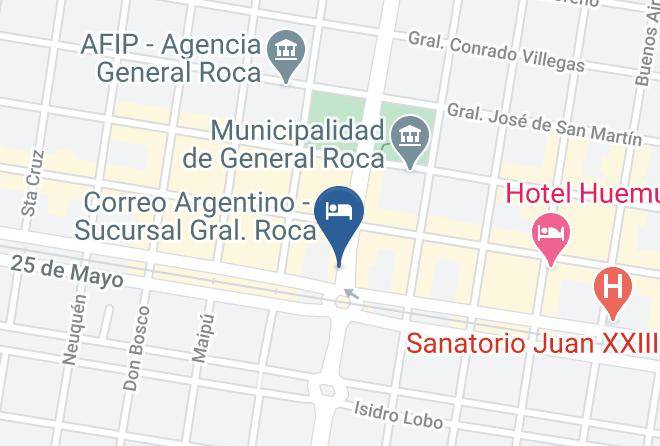 General Roca - Estepa Hotel Maps