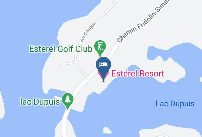 Les Pays D En Haut Regional County Municipality - Esterel Resort Maps