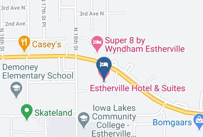 Emmet - Estherville Hotel & Suites Maps