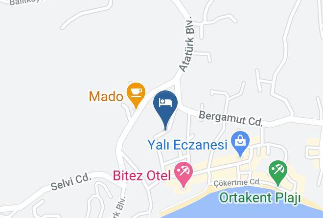 Bodrum - Estivant Bitez Maps