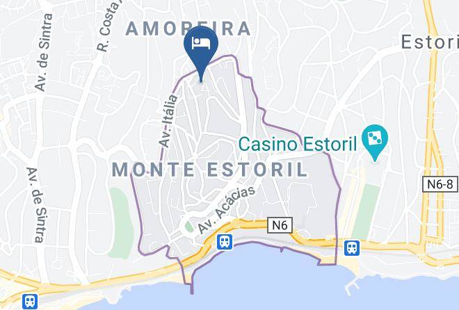 Cascais - Estoril Cascais Beach & Town Holidays Maps