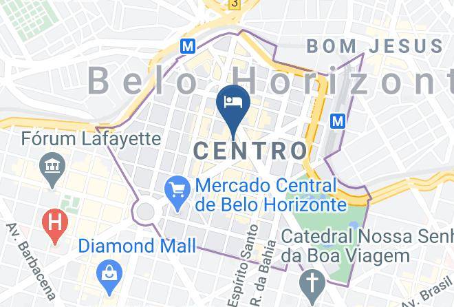 Belo Horizonte - Estoril Hotel Maps