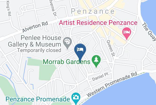 Cornwall - Estoril Hotel Maps
