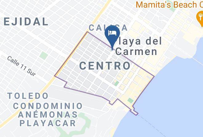 Solidaridad - Estudio 30 Condohotel By Nah Hotels Maps