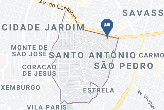 Belo Horizonte - Esuites Savassi Toscanini Maps
