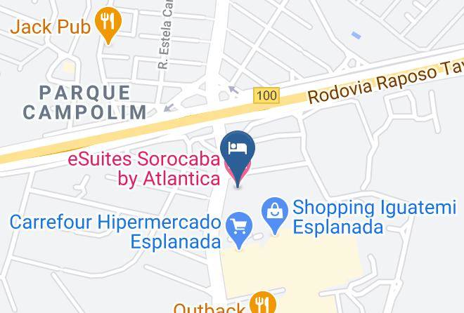 Sorocaba - Esuites Sorocaba By Atlantica Maps
