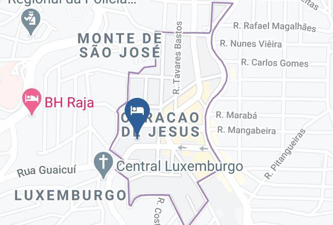 Belo Horizonte - Ramada Encore By Wyndham Belo Horizonte Luxemburgo Maps