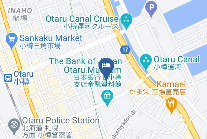 Otaru City - Etchuya Ryokan Maps