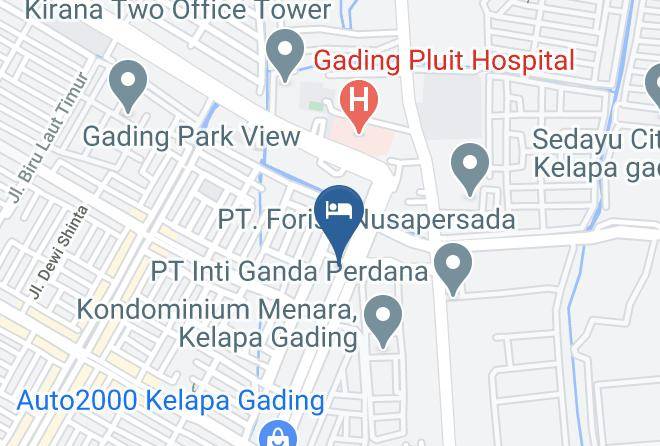 North Jakarta - Ethan Hotel & Cafe Maps