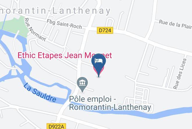 Loir Et Cher - Ethic Etapes Jean Monnet Maps