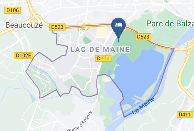 Ethic Etapes Lac De Maine Map