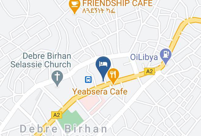 Tegulet Bulga - Ethio Bernos Hotel Maps