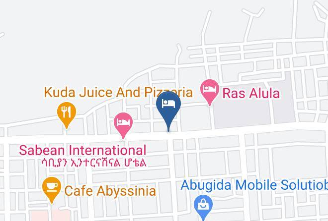 Aksum - Ethiopis Hotel Aksum Maps