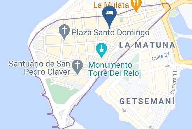 Cartagena De Indias - Ethnic Thematic Hotel Maps