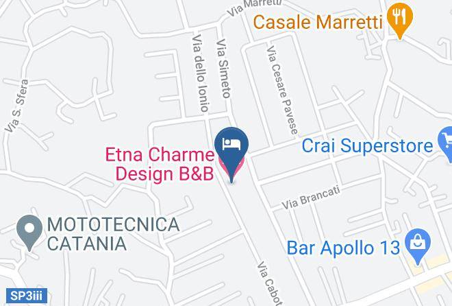 Catania - Etna Charme Design B&b Maps