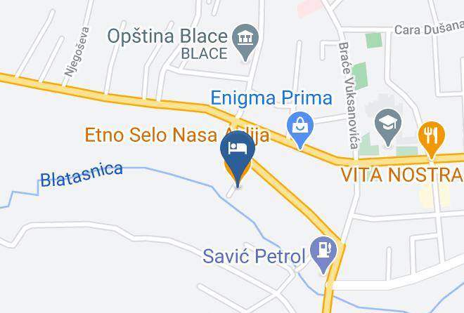 Toplica District - Etno Selo Nasa Avlija Maps
