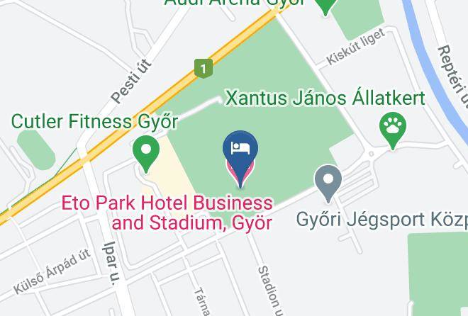 Gyor - Eto Park Hotel Business And Stadium Gyor Maps