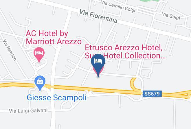 Arezzo - Etrusco Arezzo Hotel Sure Hotel Collection By Best Western Maps