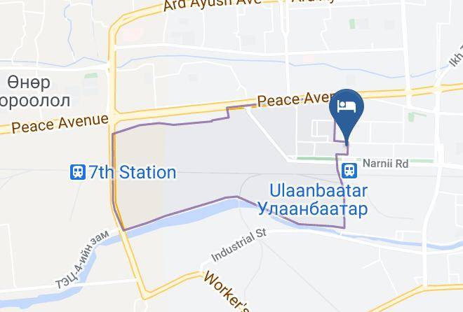 Ulaanbaatar - Etugen Hotel Maps