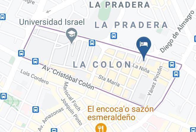 Distrito Metropolitano De Quito - Eugenia Hotel Maps