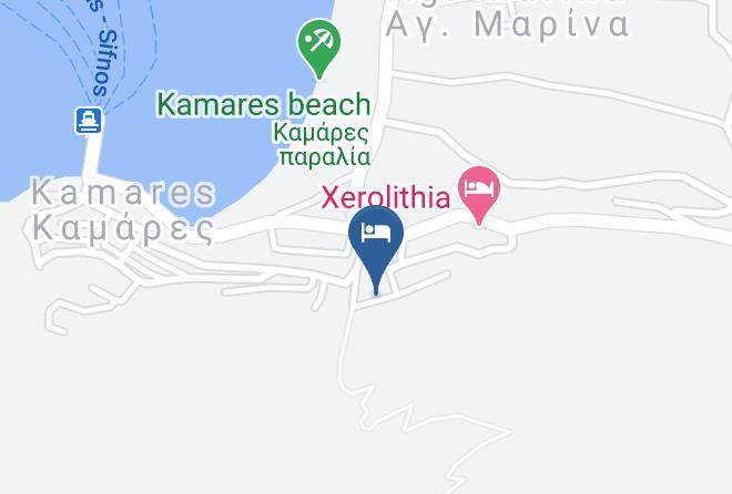 Eugenias Apartments Carta Geografica - Southern Aegean - Milos