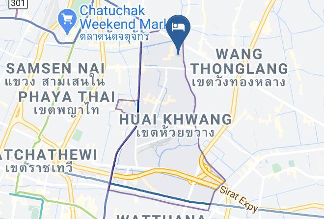 Huai Khwang - Eurasia Bangkok Hotel Maps