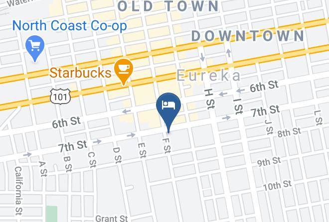 Humboldt - Eureka Inn Trademark By Wyndham Maps