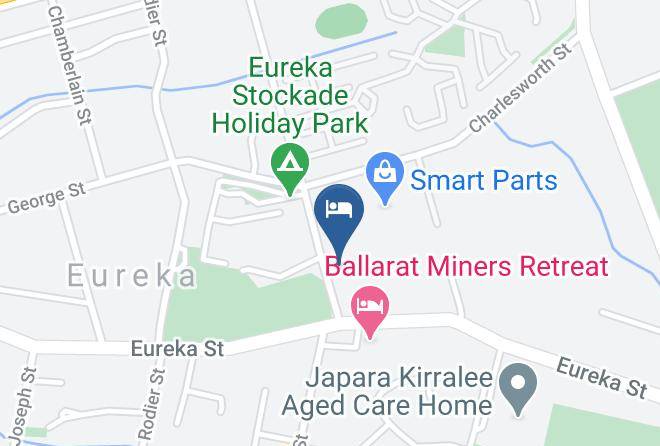 Ballarat - Eureka Lodge Motel Maps