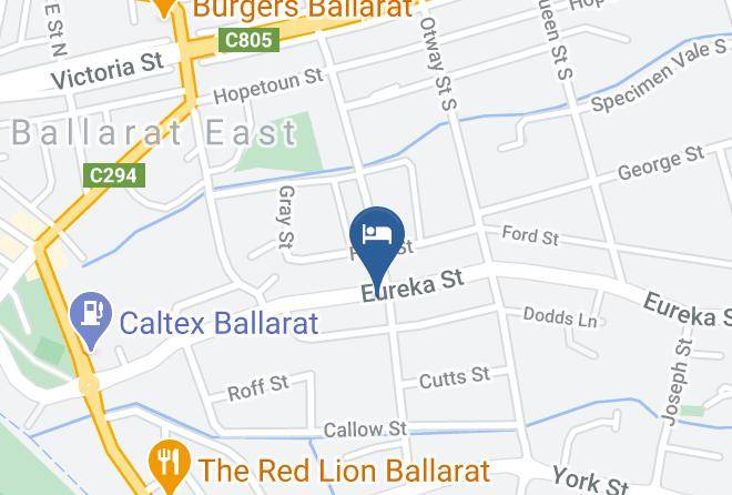 Ballarat - Eureka Stockade Hotel Maps