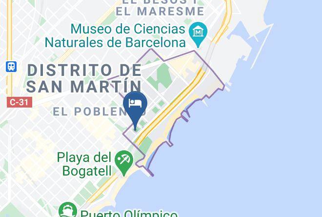 Barcelona - Eurohotel Diagonal Port Maps