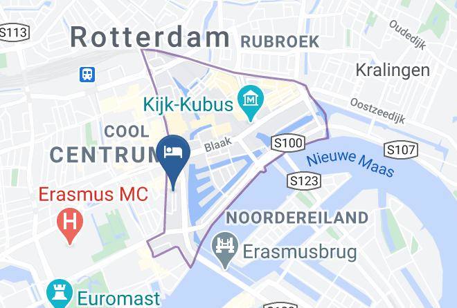 Rotterdam - Eurohotel Centrum Maps