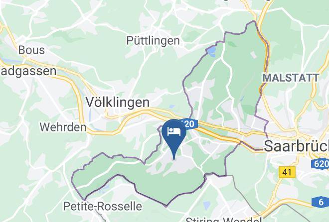 Saarbrucken - Euro Hotel Maps