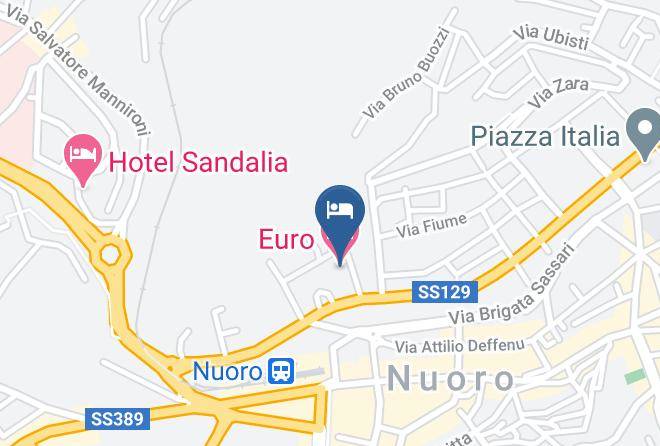 Nuoro - Euro Hotel Maps