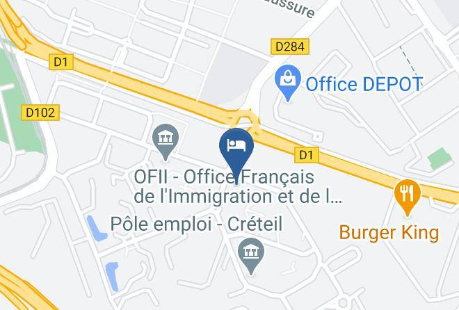 Val De Marne - Euro Hotel Paris Creteil Maps