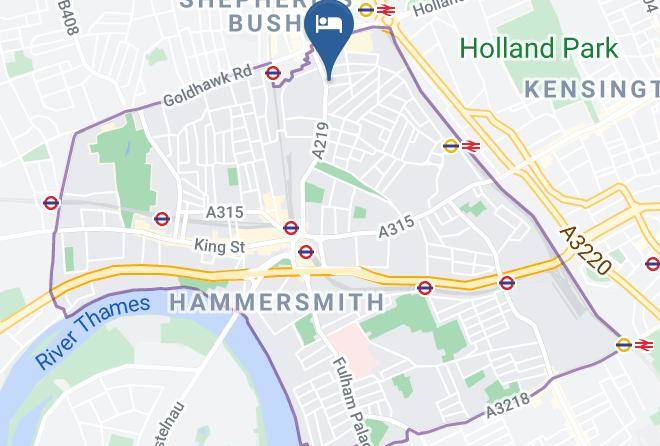 London - Euro Hotel Hammersmith Maps