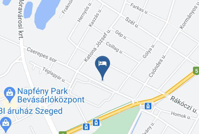 Szeged - Euro Hotel Maps