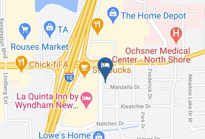 St Tammany Par - Euro Inn Slidell Maps