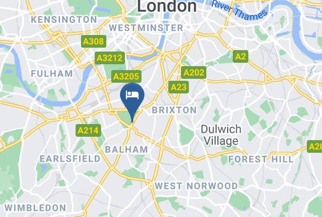 London - Clapham South Belvedere Hotel Maps