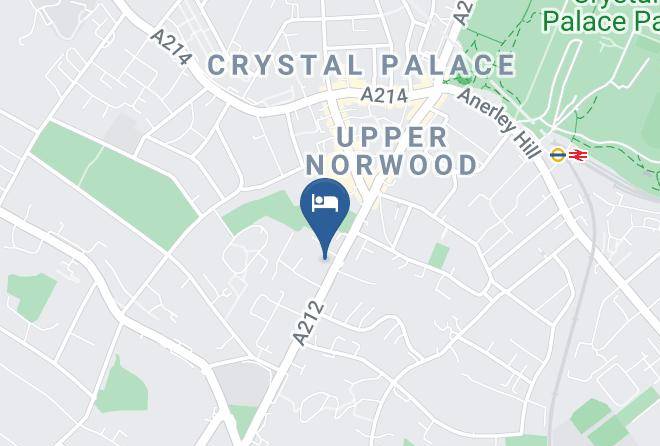 London - Best Western London Queens Hotel Crystal Palace Maps