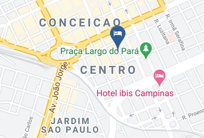 Campinas - Euro Suit Hotel Maps
