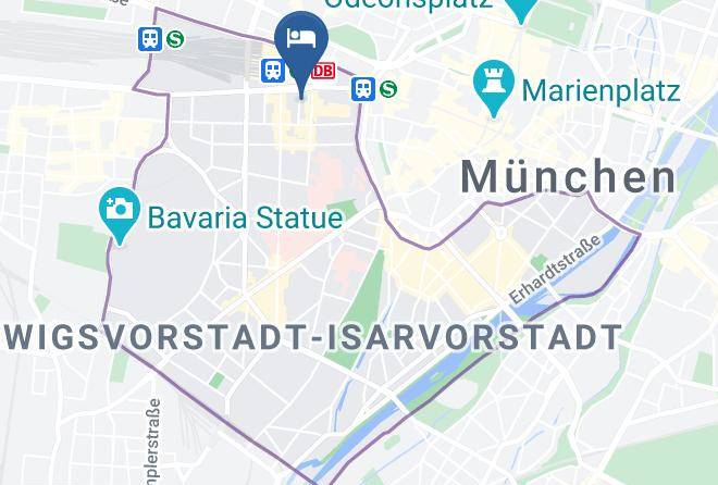 Euro Youth Hotel Map