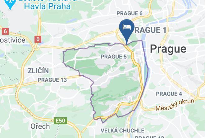 Prague - Euroagentur Hotel Vanicek Maps