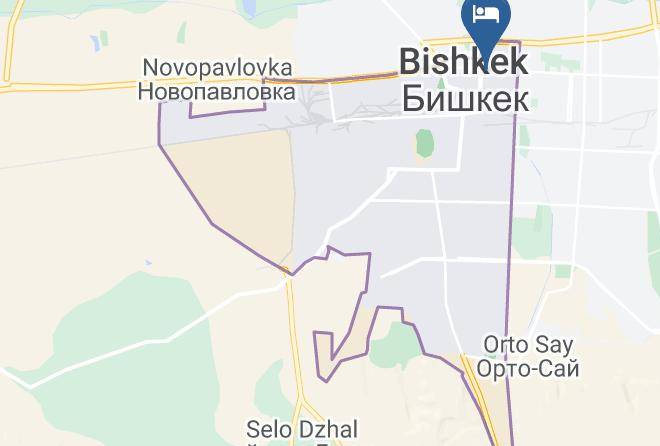 Bishkek - Euroazia Hotel Maps