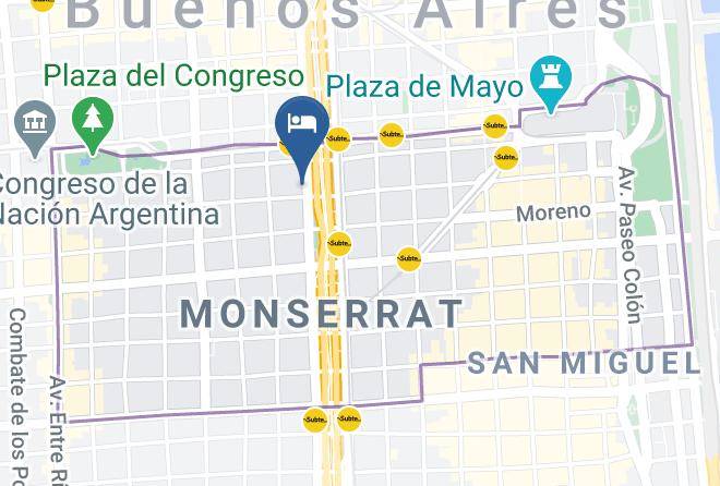 Autonomous City Of Buenos Aires - Hotel Eurobuilding Maps