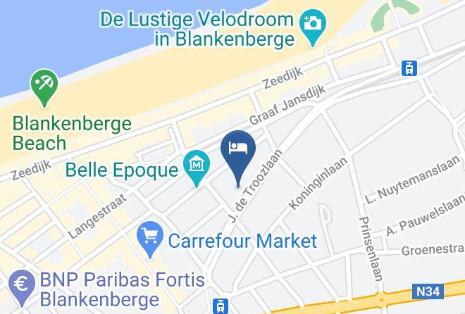 West Flanders - Eurohotel Blankenberge Maps