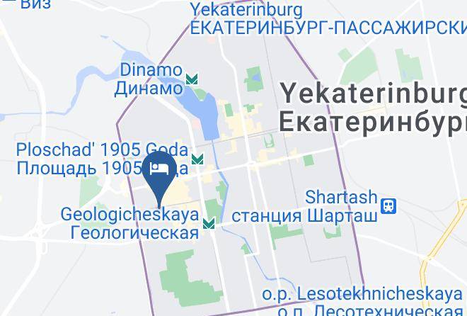 Yekaterinburg - Eurohotel Central Maps