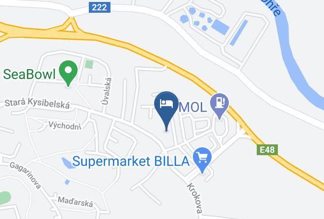 Carlsbad - Eurohotel Garni Maps