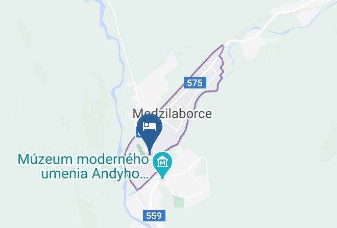 Medzilaborce - Eurohotel Laborec Maps
