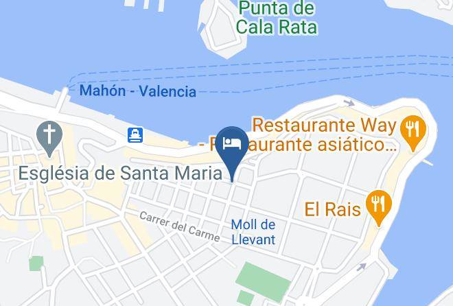 Baleares - Eurohotel Mahon Maps